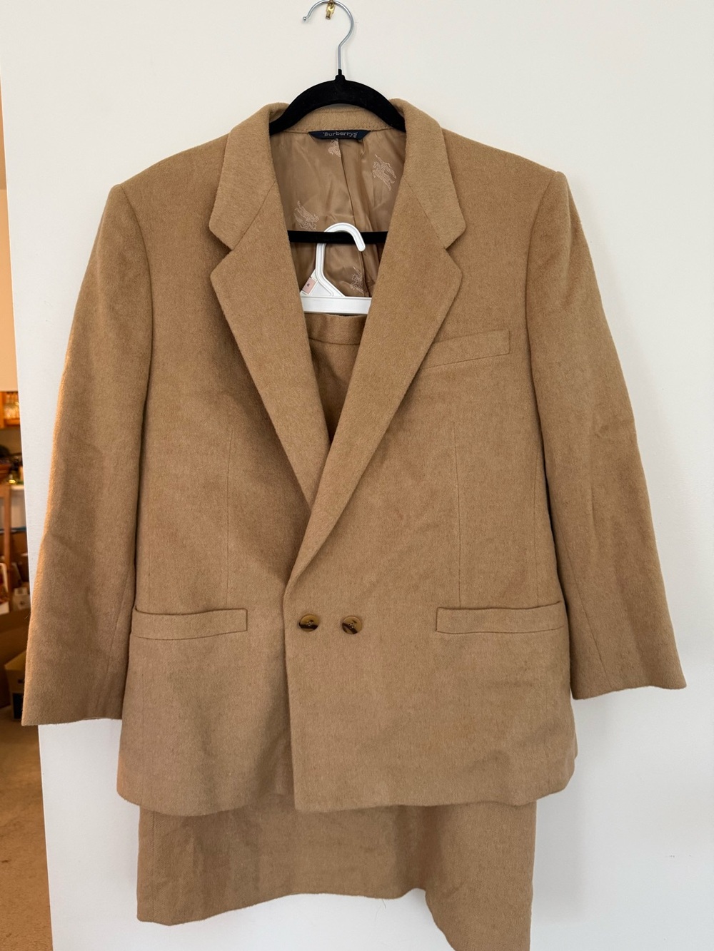 Burberry Camel Hair Suit